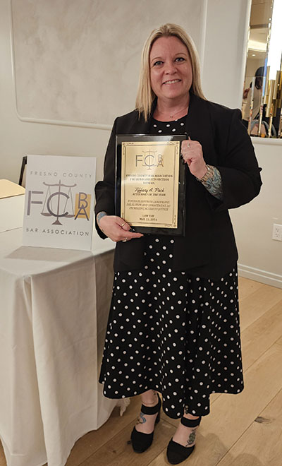 Alumna Tiffany Pack Honored as Pro Bono Attorney of the Year