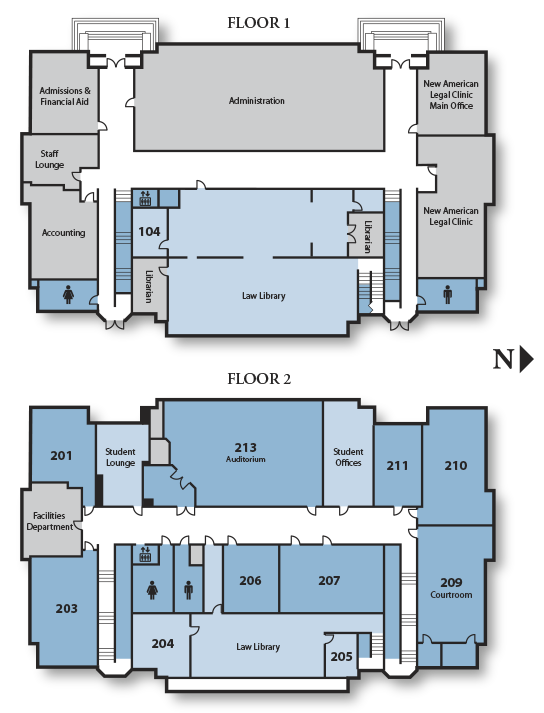 SJCL Campus Map